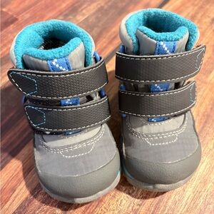 See Kai Run Kids Boots in Gray and Blue